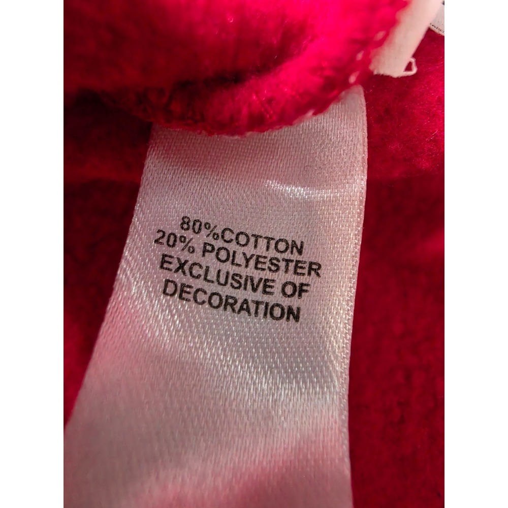 League Miami RedHawks Football Sweatshirt Men's Medium Red Fleece Lined 1/4 Zip - Picture 5 of 7